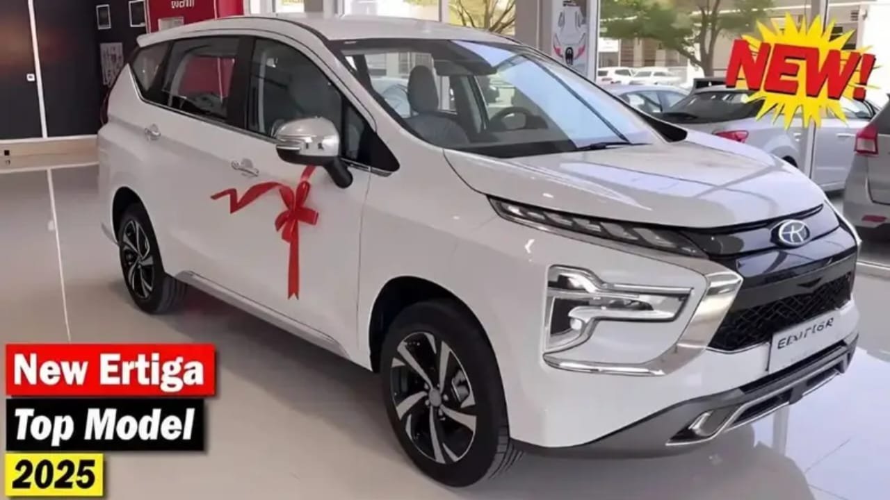 New Maruti Ertiga 2025 Launch – 43 kmpl High Mileage with 7-Seater Family Car & Powerful Engine at Starting Price ₹4.25 Lakh!